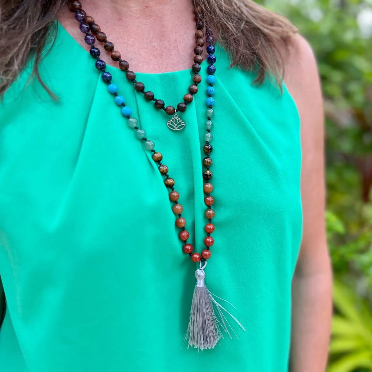 108 Beads Wood Meditation Necklace