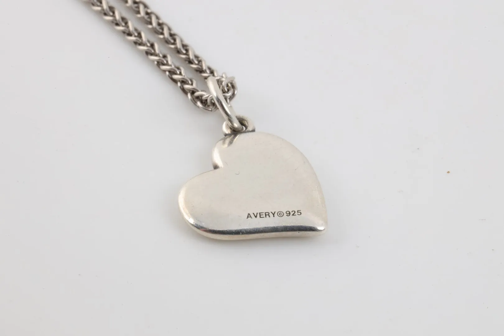 18'' James Avery 925 Silver Love You More Pendant Necklace (8.80g.)