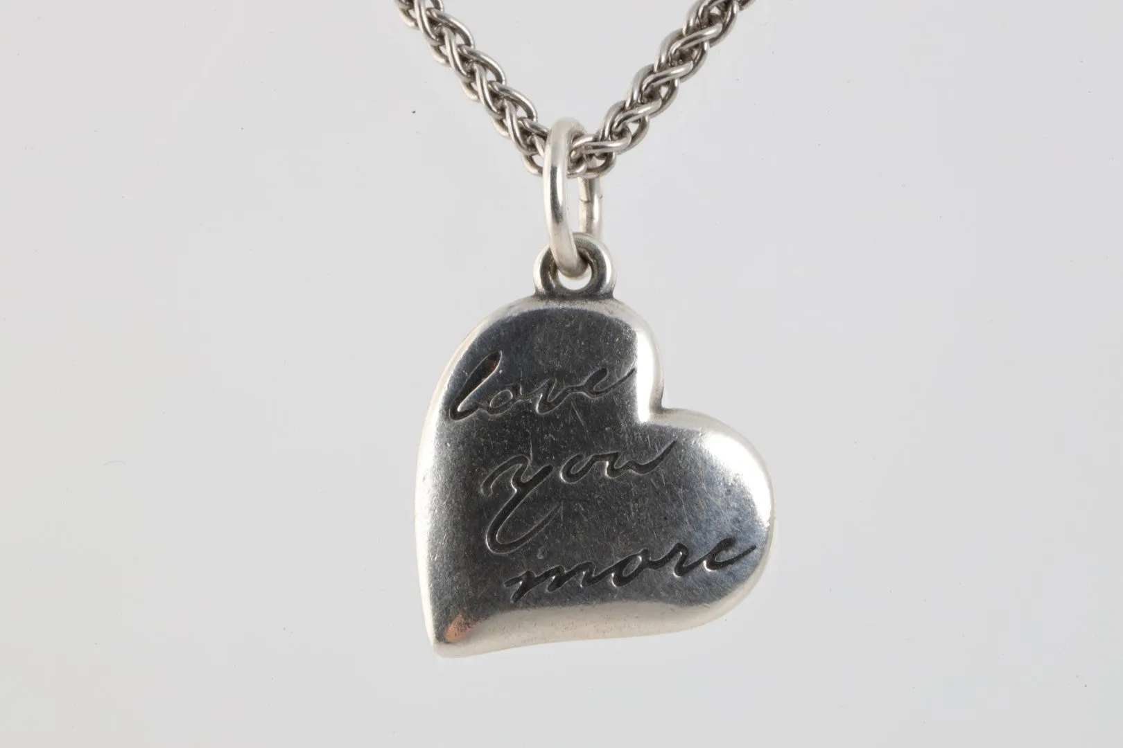 18'' James Avery 925 Silver Love You More Pendant Necklace (8.80g.)