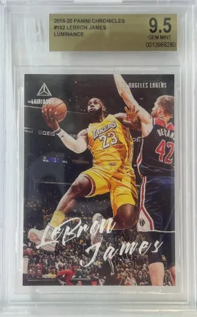 2019-20Lebron James Panini Chronicles Luminance - BGS 9.5