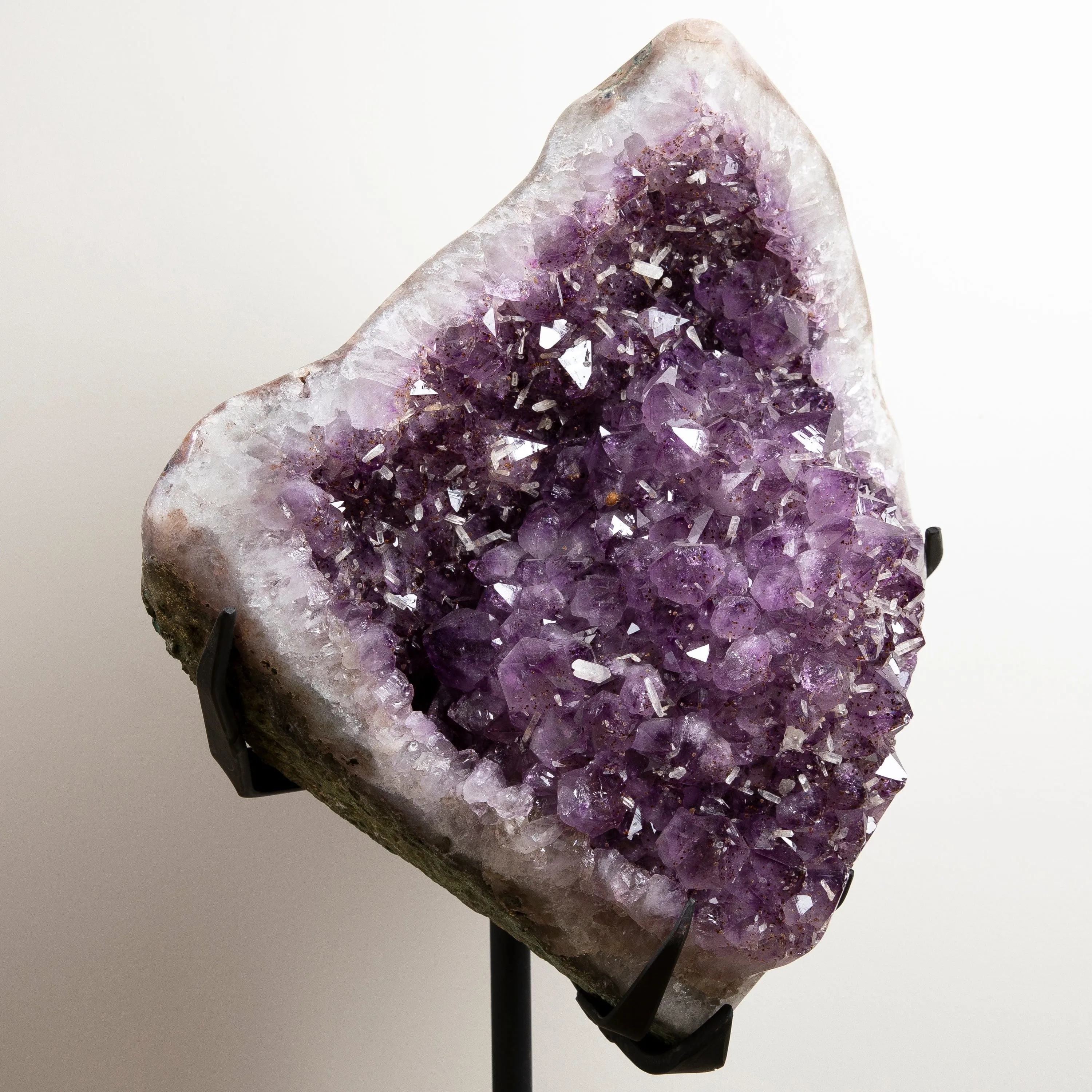 Amethyst Geode from Brazil on Custom Stand- 42 / 89 lbs