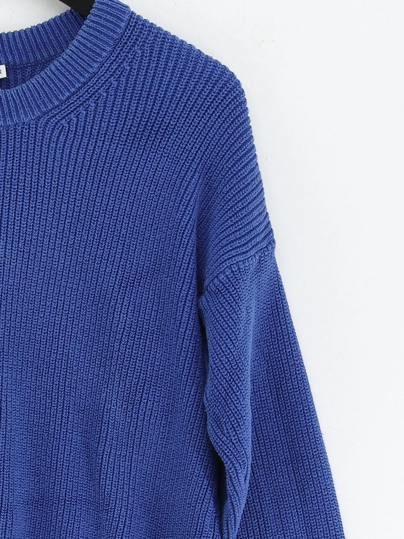 & Other Stories Men's Jumper M Blue 100% Cotton