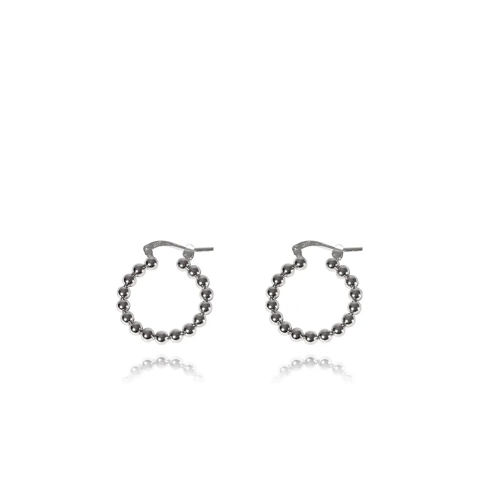 Anna Silver Hoops