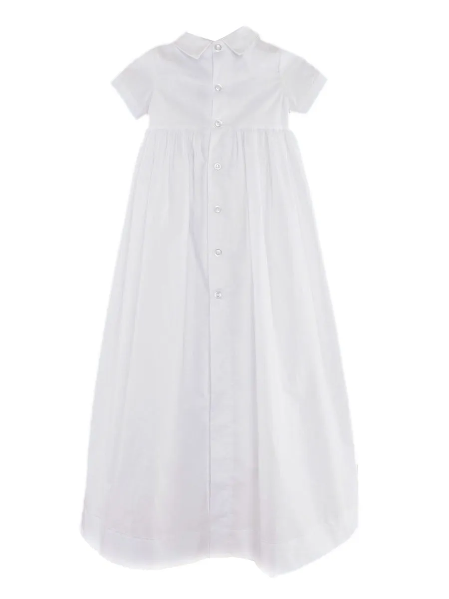 Baby Boys White Caleb Christening Gown Newborn-24M