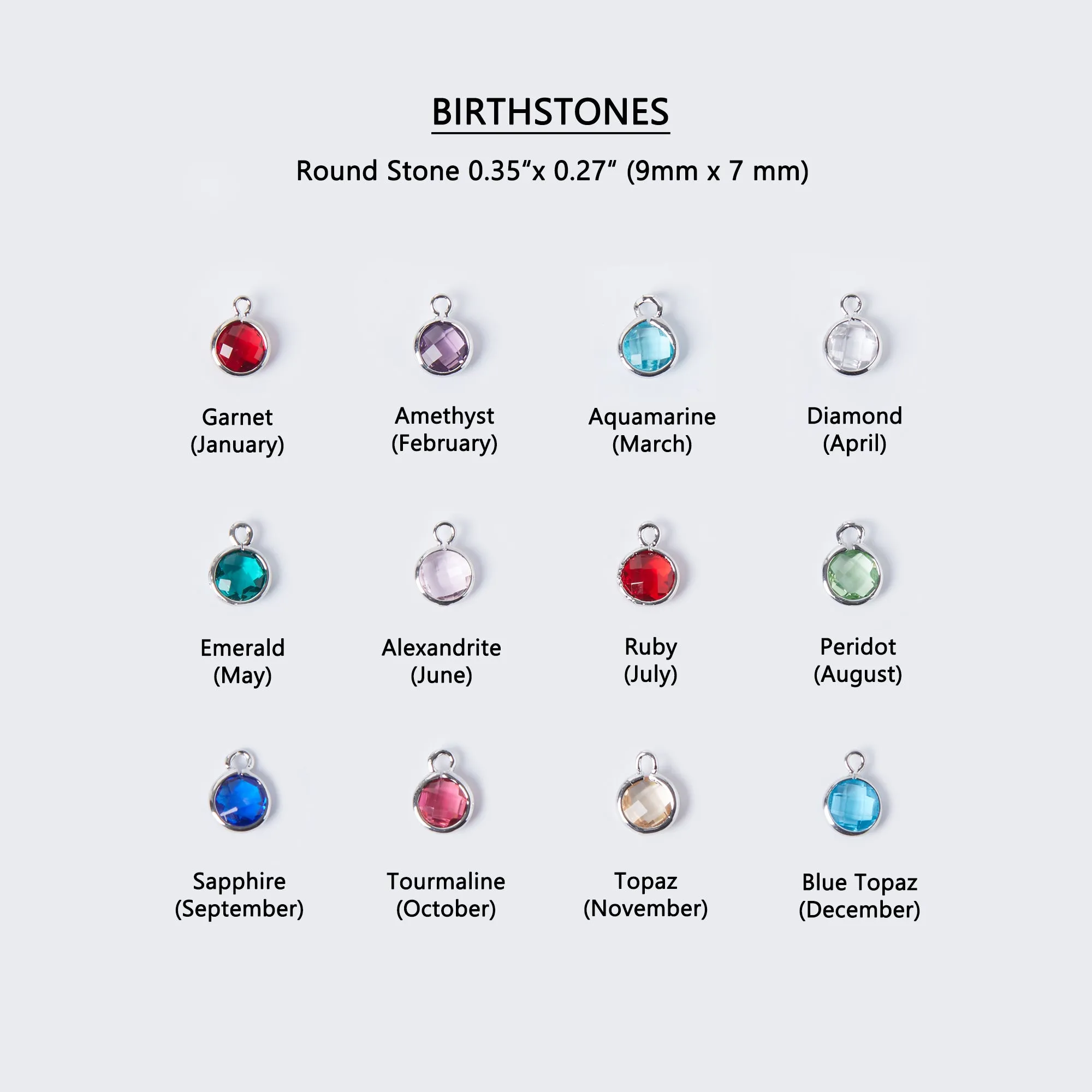 Bertha Birthstone Necklace