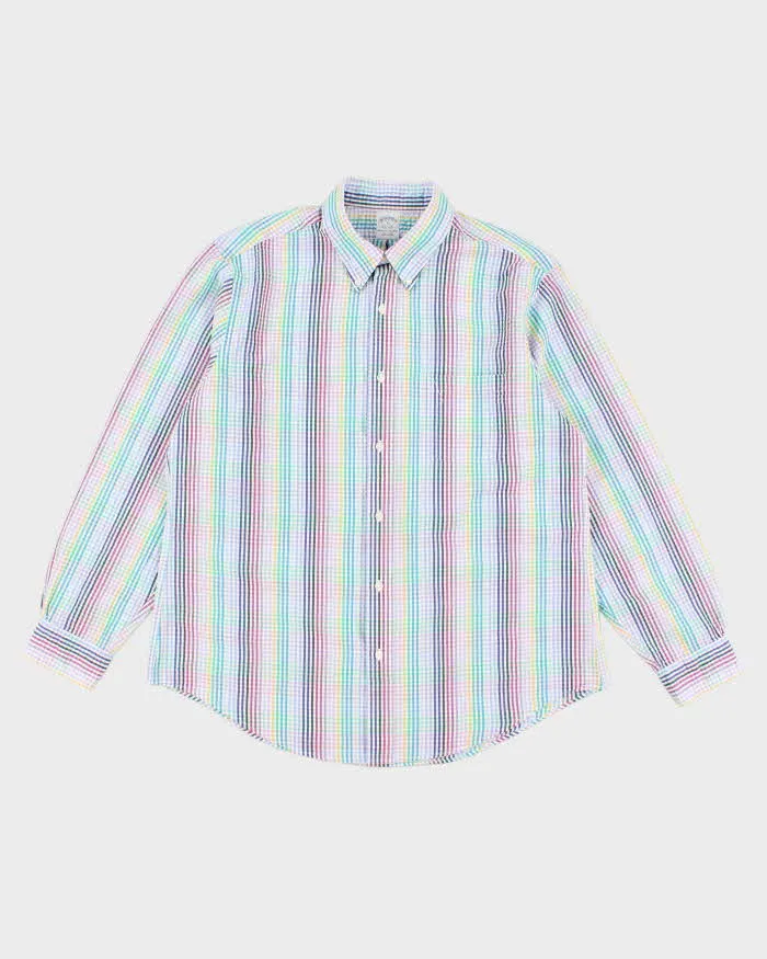 Brooks Brother Multicoloured Striped Shirt - XL