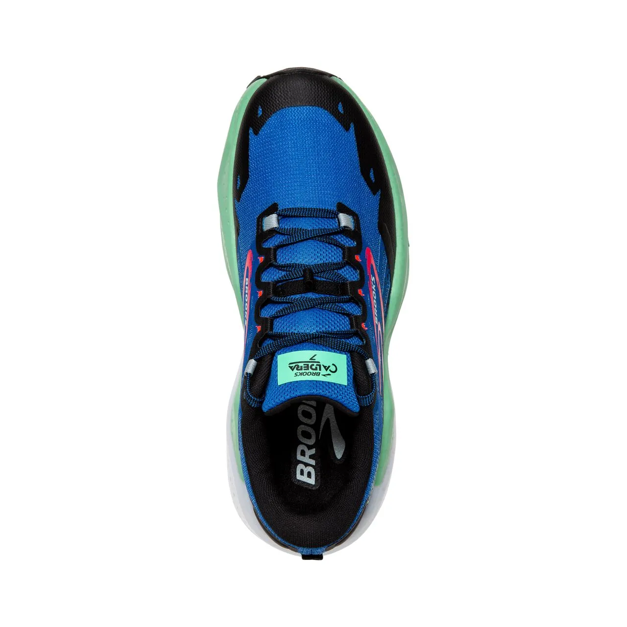 Brooks Caldera 7 (Mens) - Victoria Blue/Black/Spring Bud