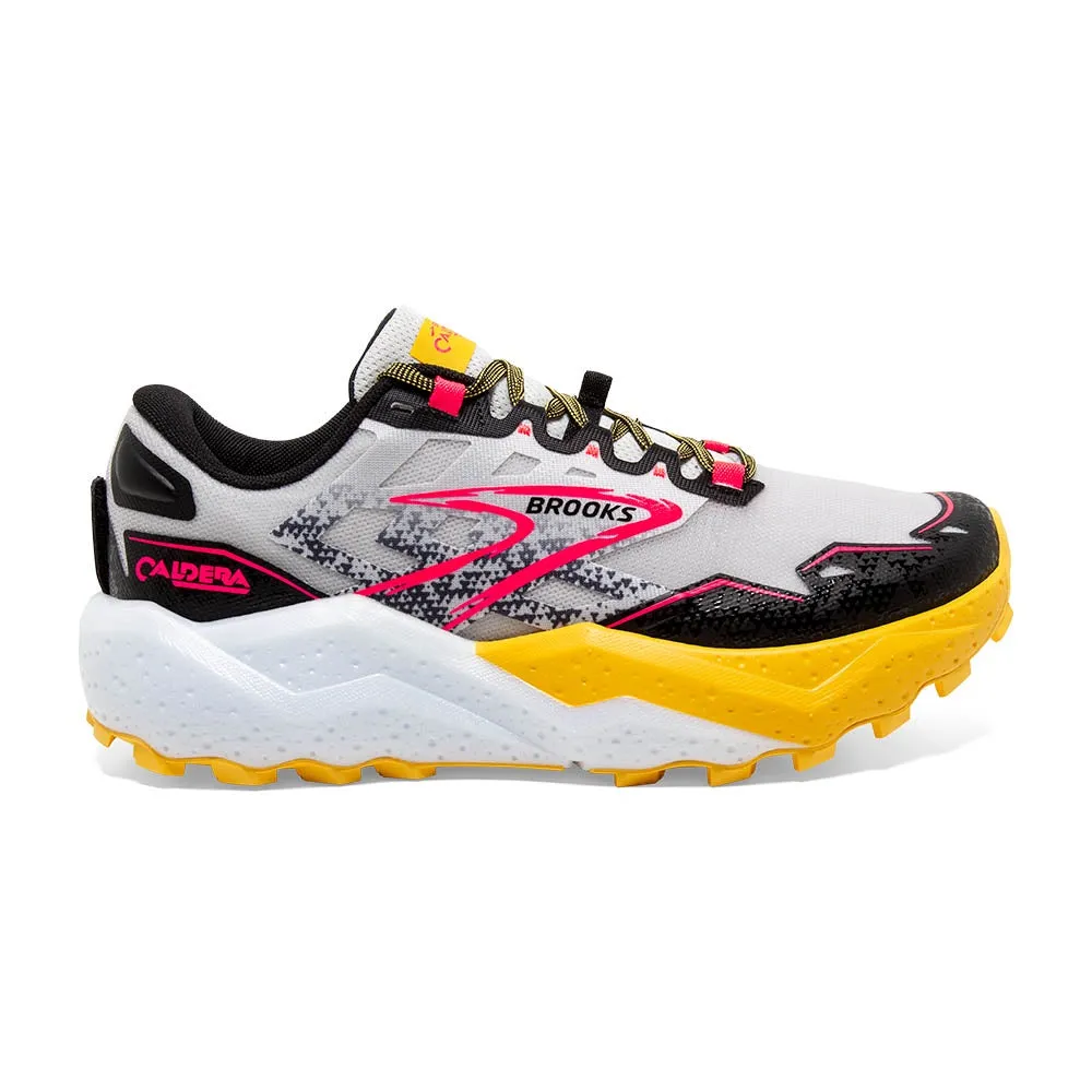 Brooks Caldera 7 (Womens) - Lunar Rock/Lemon Chrome/Black