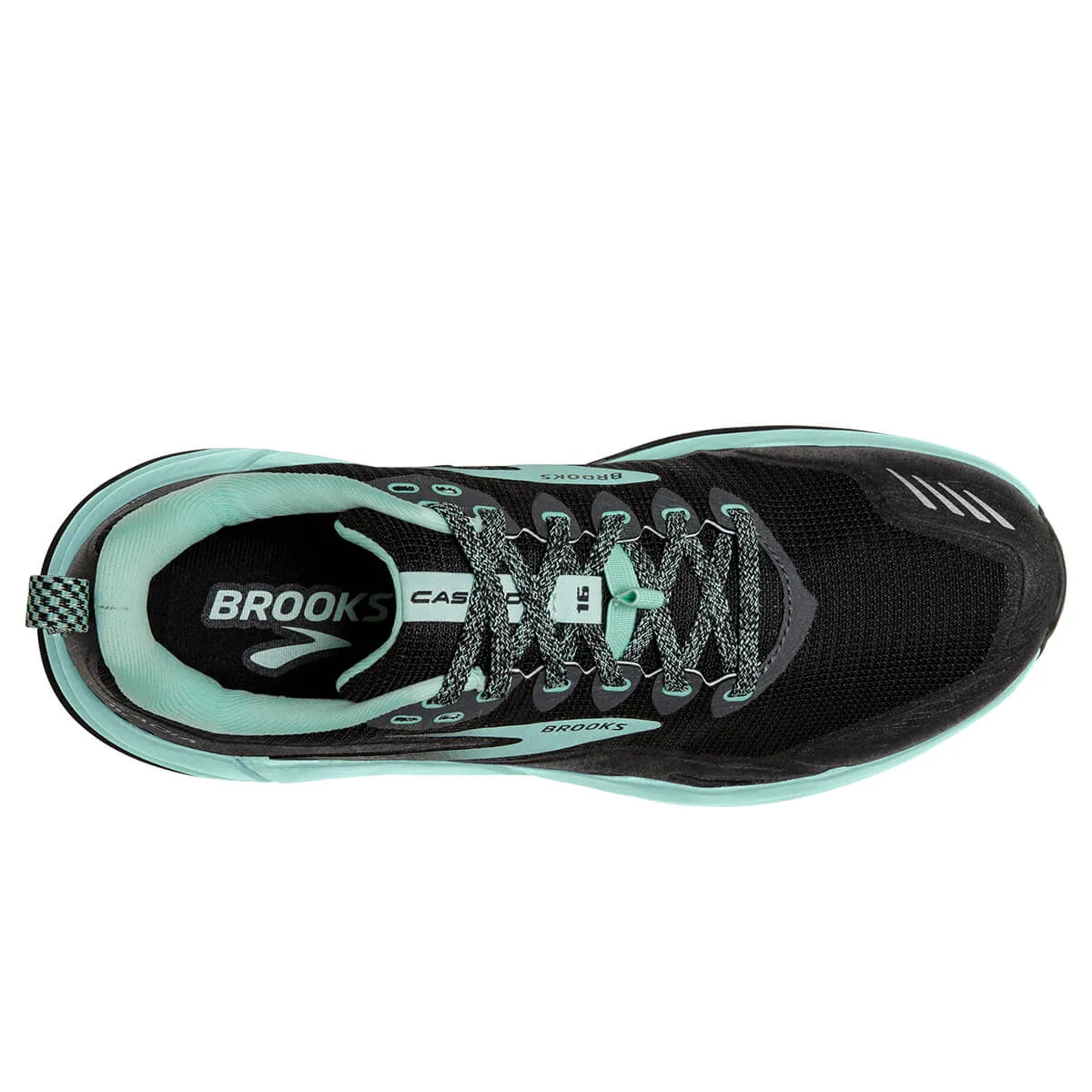 Brooks Cascadia 16 Womens | Black/ebony/yucca