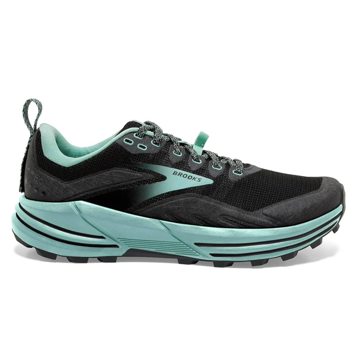 Brooks Cascadia 16 Womens | Black/ebony/yucca