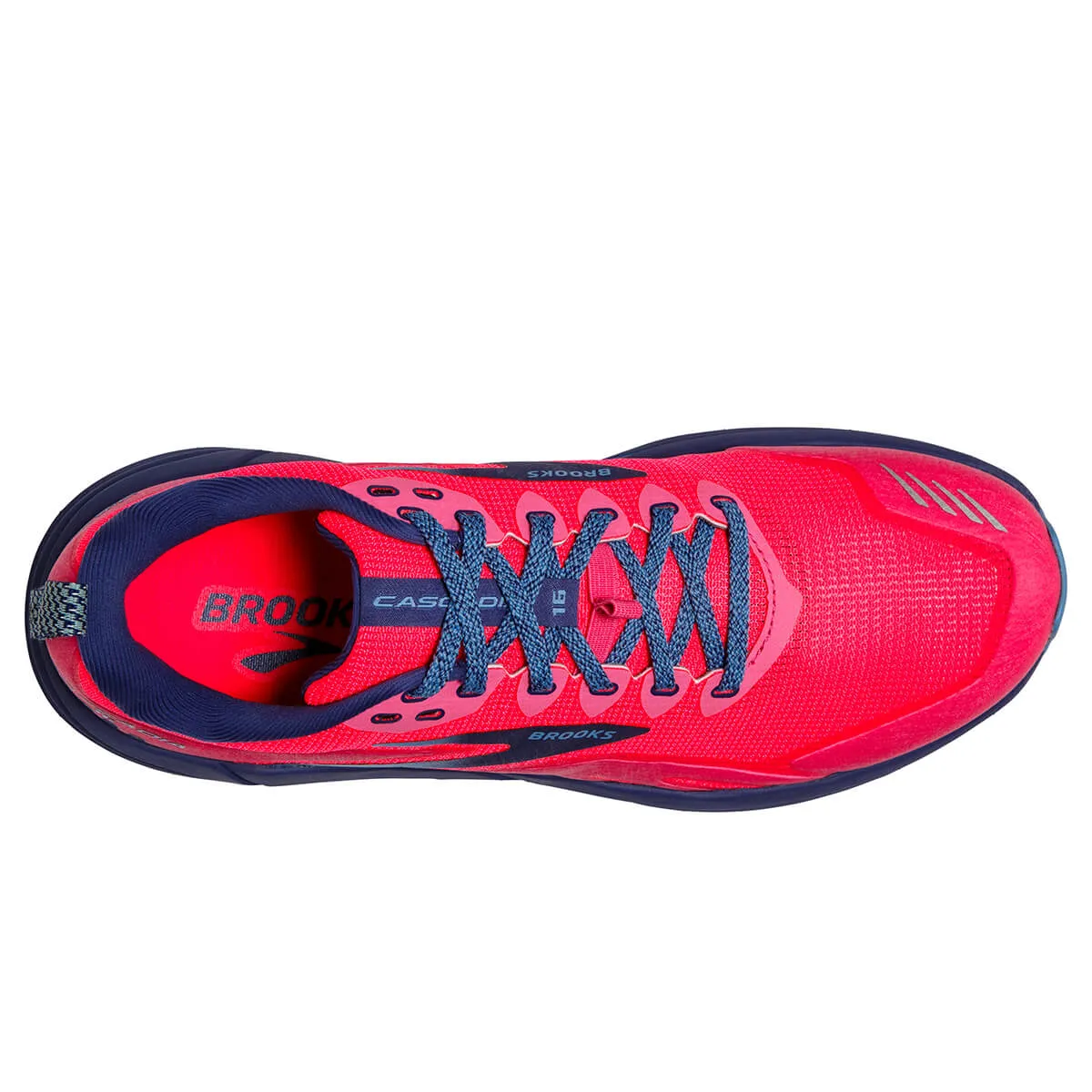 Brooks Cascadia 16 Womens | Pink/flambe/cobalt