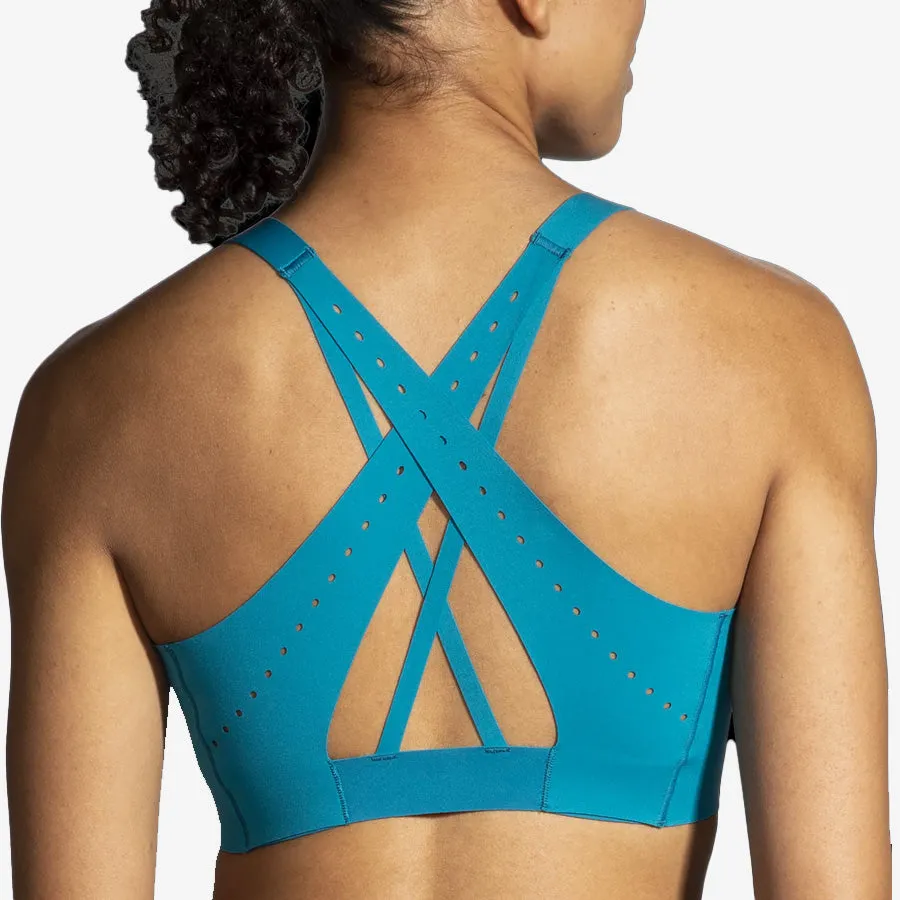 Brooks Dare Strappy Run Bra (Lagoon)