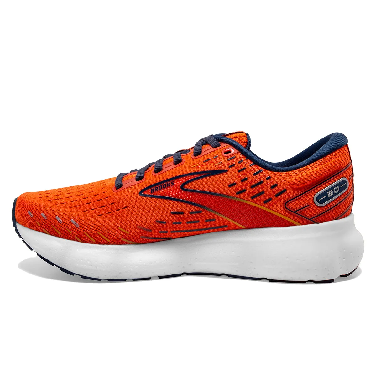 Brooks Glycerin 20 Mens | Orange/titan/flame