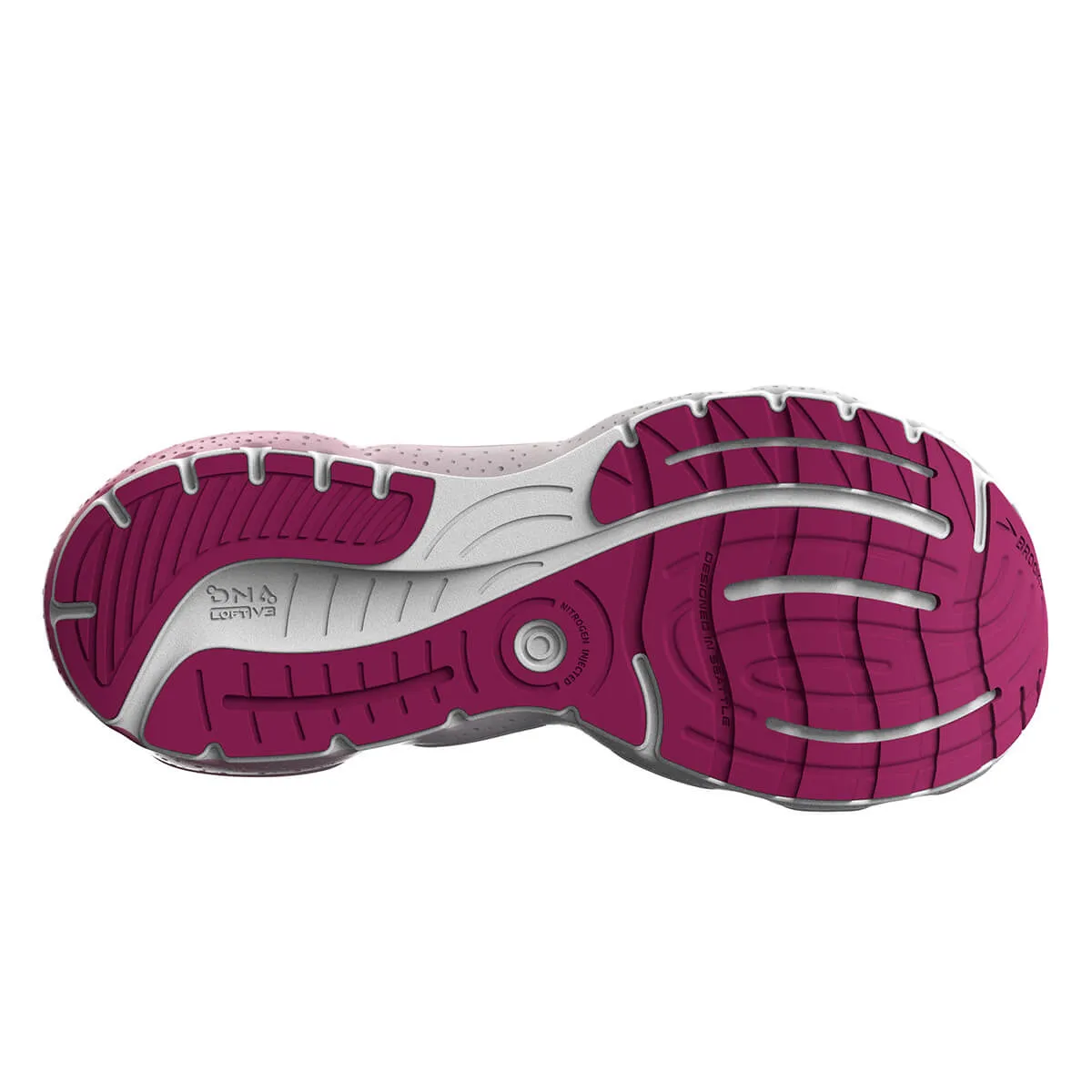 Brooks Glycerin 20 Womens | Black/fuchsia/linen