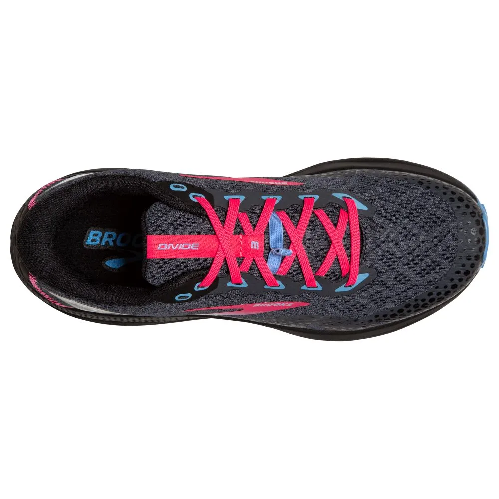 'Brooks' Women's Divide 3 - Ebony / Black / Diva Pink