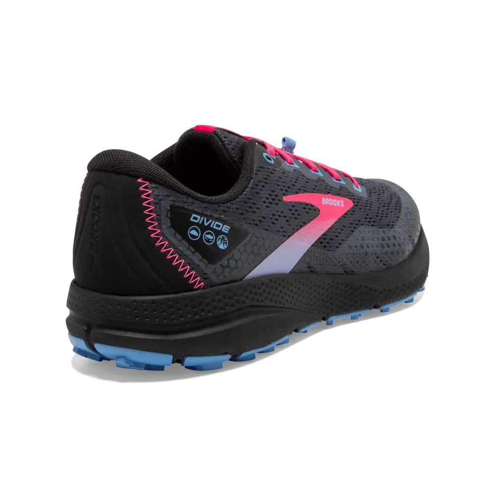 'Brooks' Women's Divide 3 - Ebony / Black / Diva Pink