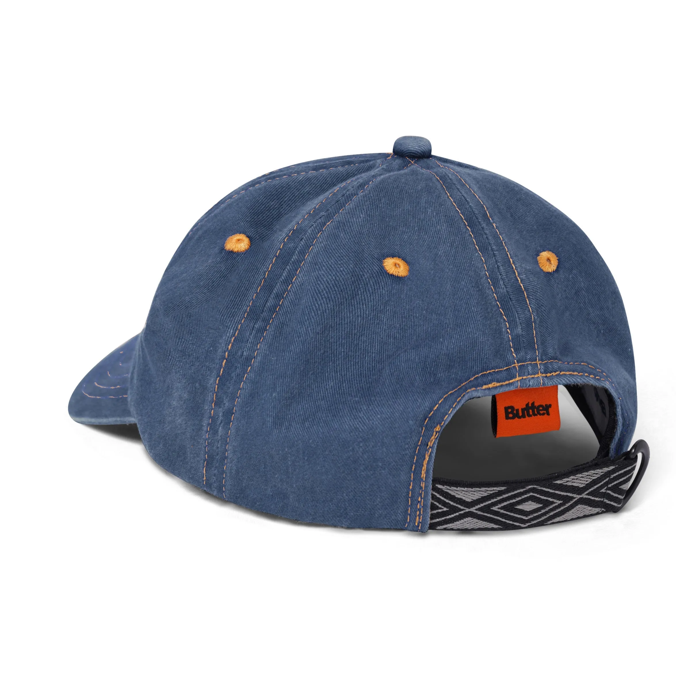 Butter Goods Rounded Logo 6 Panel Cap Slate