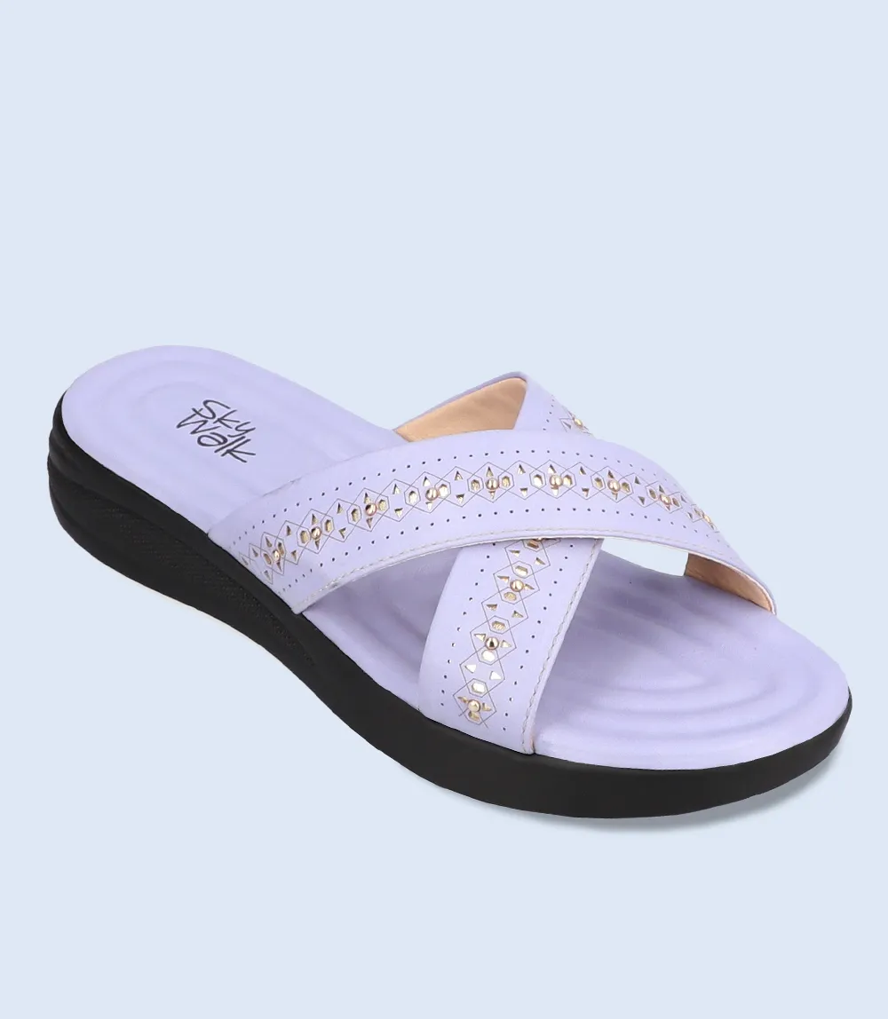 BW7371-LILAC-Women Comfort Slipper