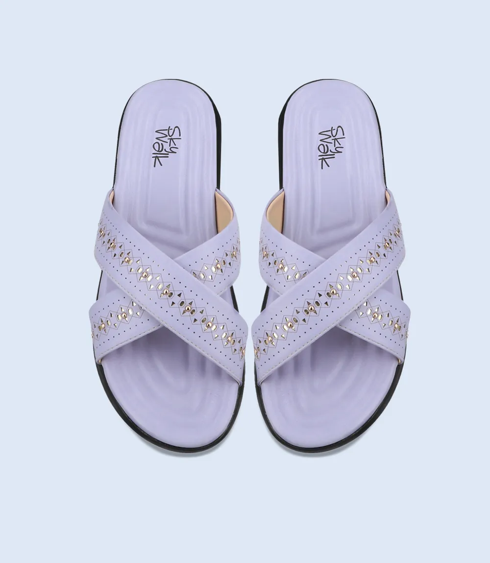 BW7371-LILAC-Women Comfort Slipper