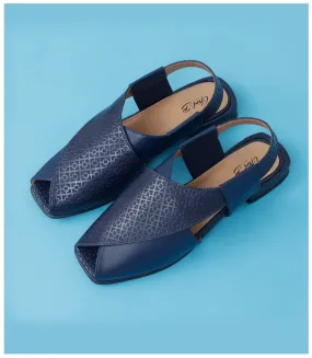 BW7408-NAVY-Women Peshawari's