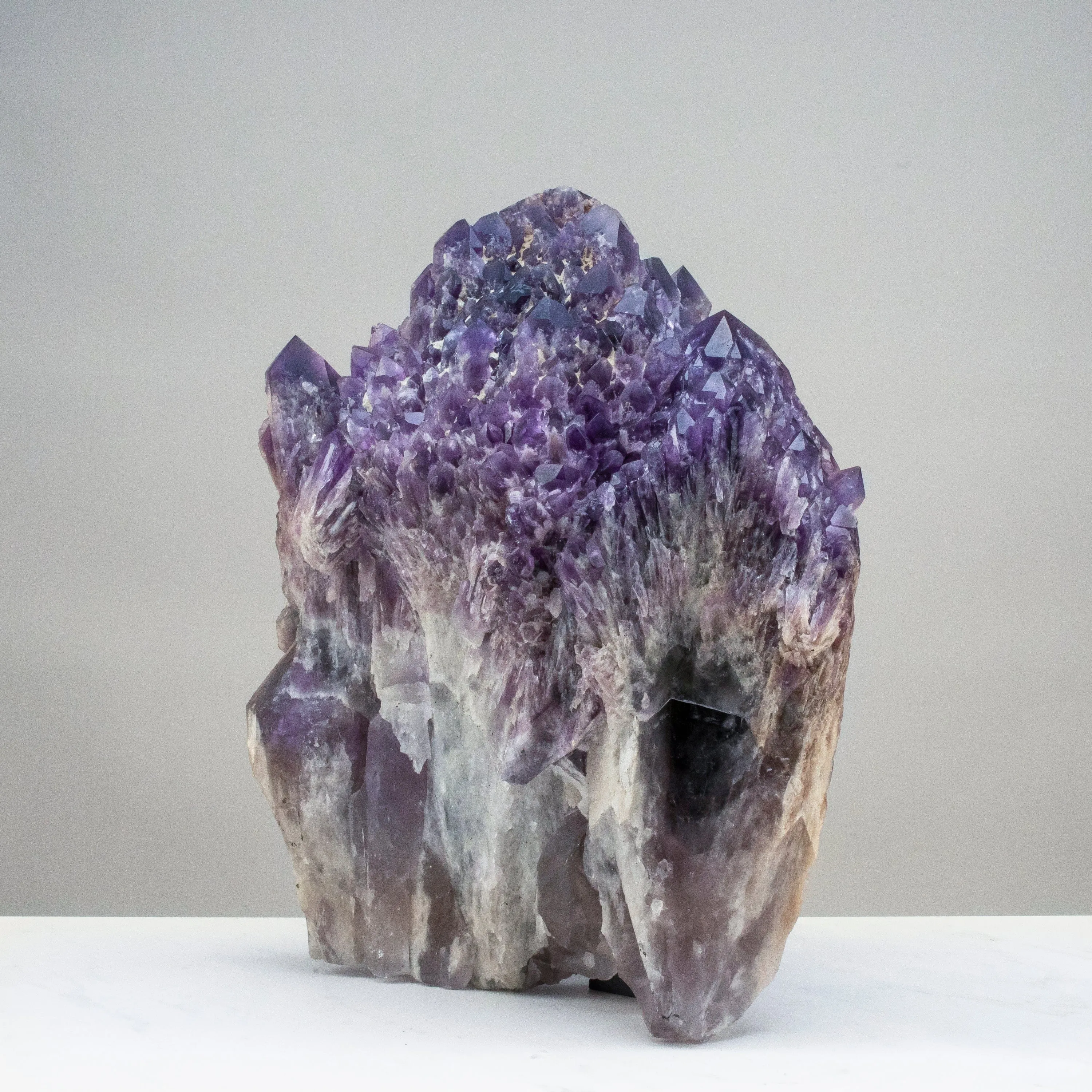 Elestial Amethyst Cluster Point from Brazil - 35lbs / 14