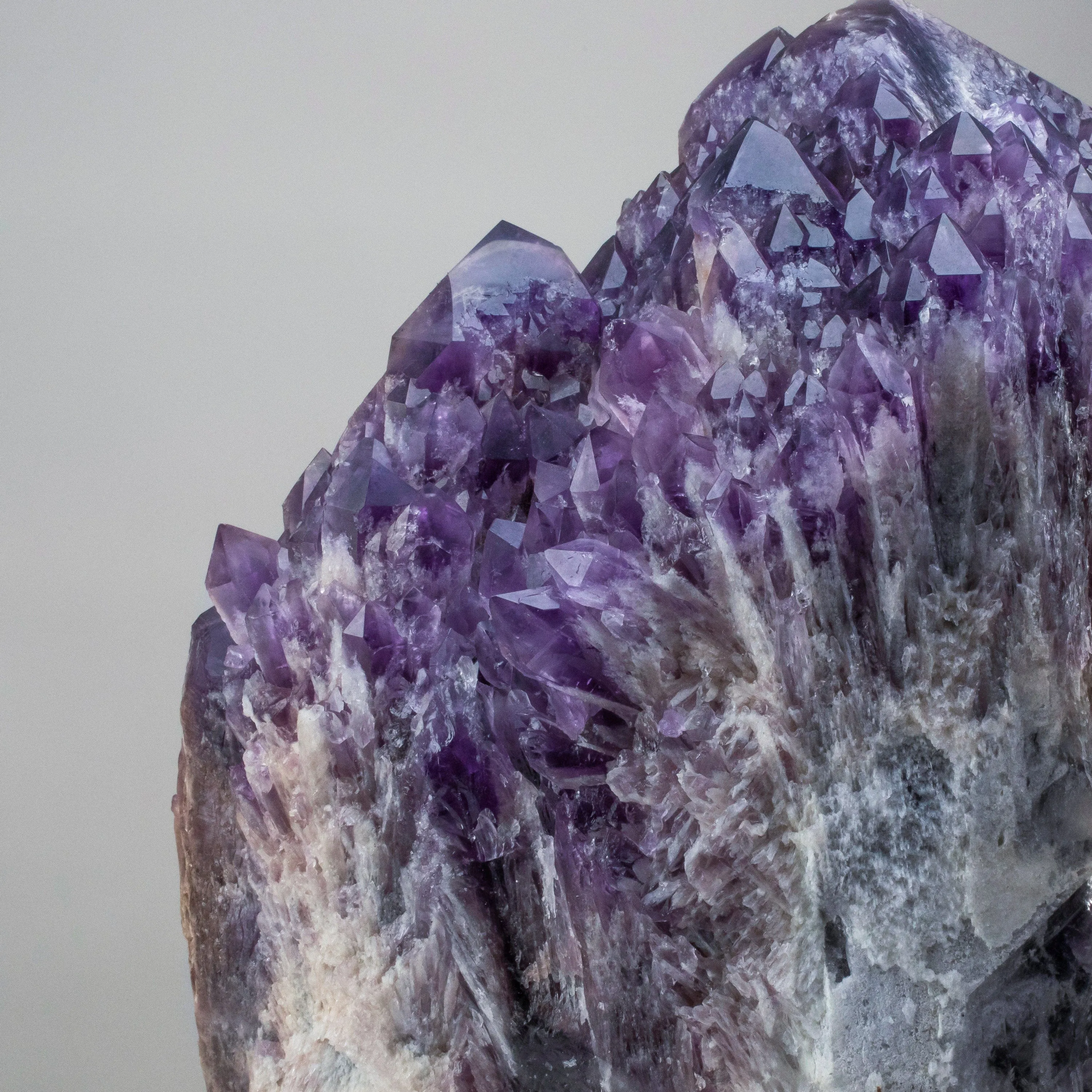 Elestial Amethyst Cluster Point from Brazil - 35lbs / 14