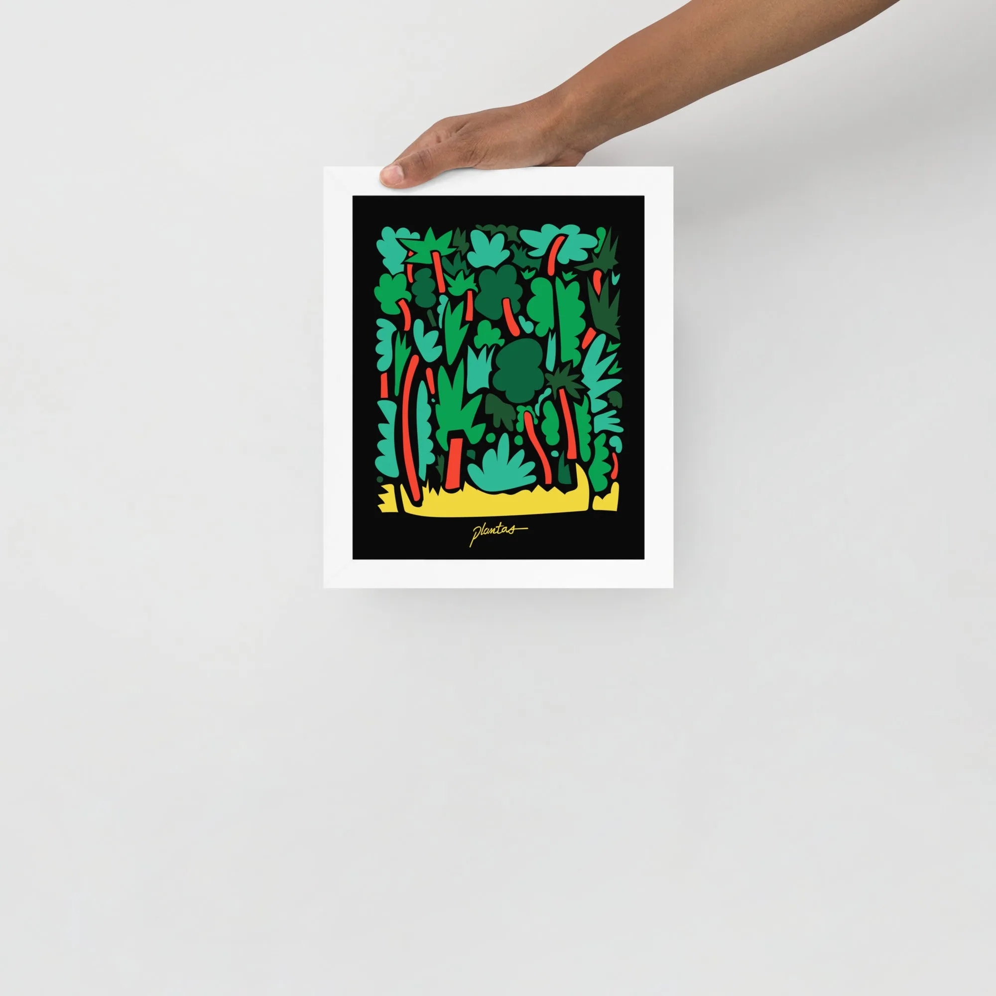 Floral Forest framed poster