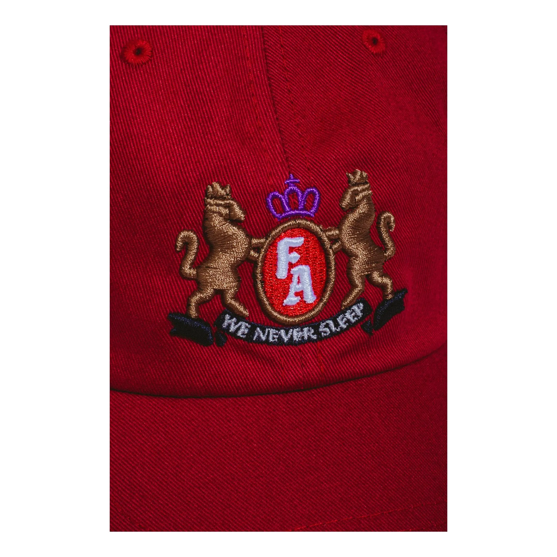 Fucking Awesome Core Crest Strapback Cranberry