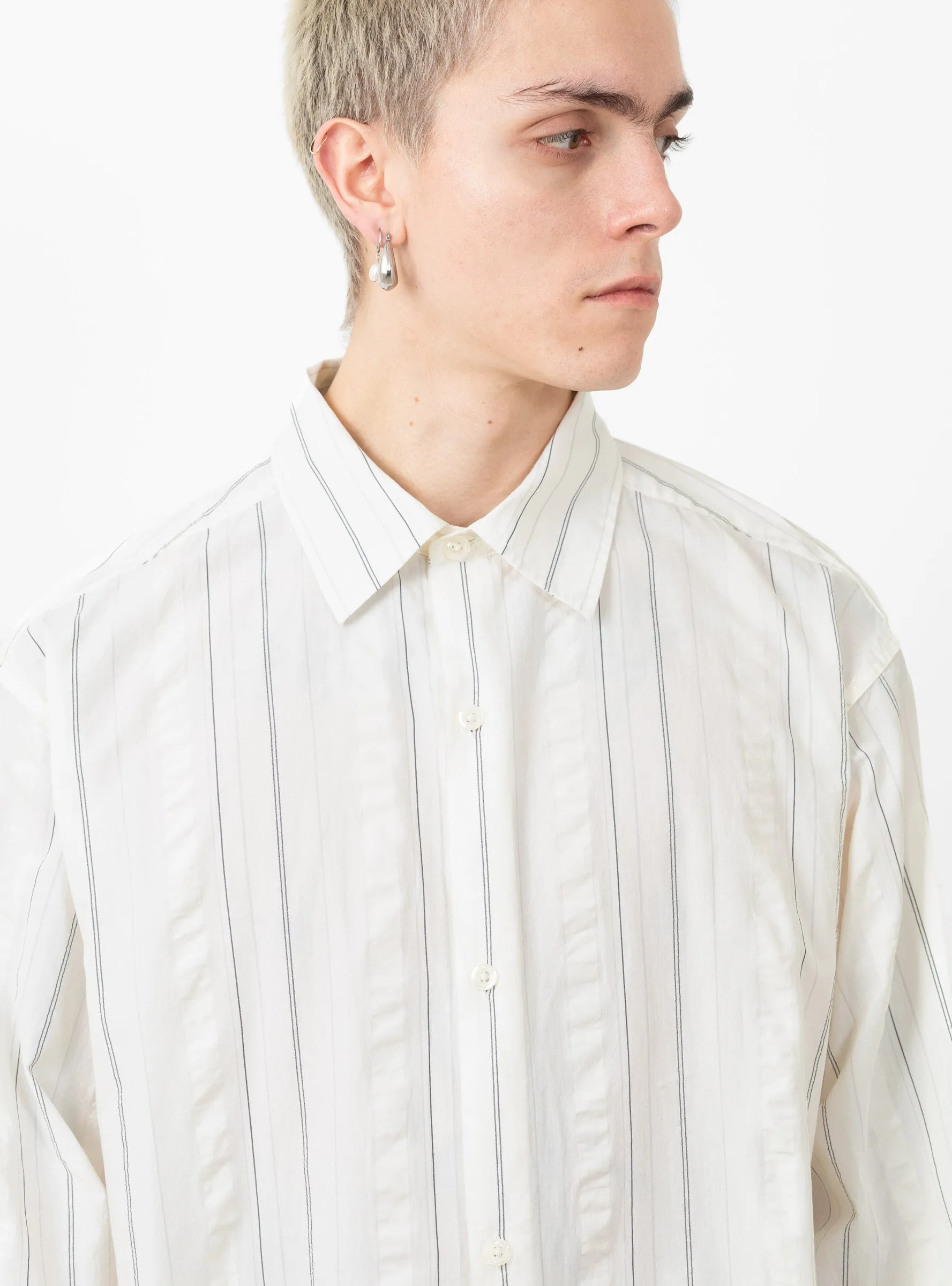 Generous Shirt White Stripe