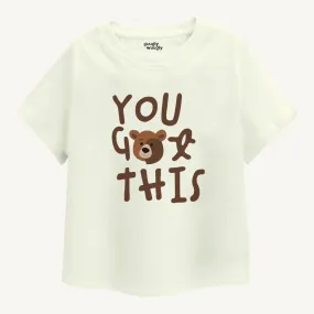 Girls YGT Oversize T-shirt - Cream