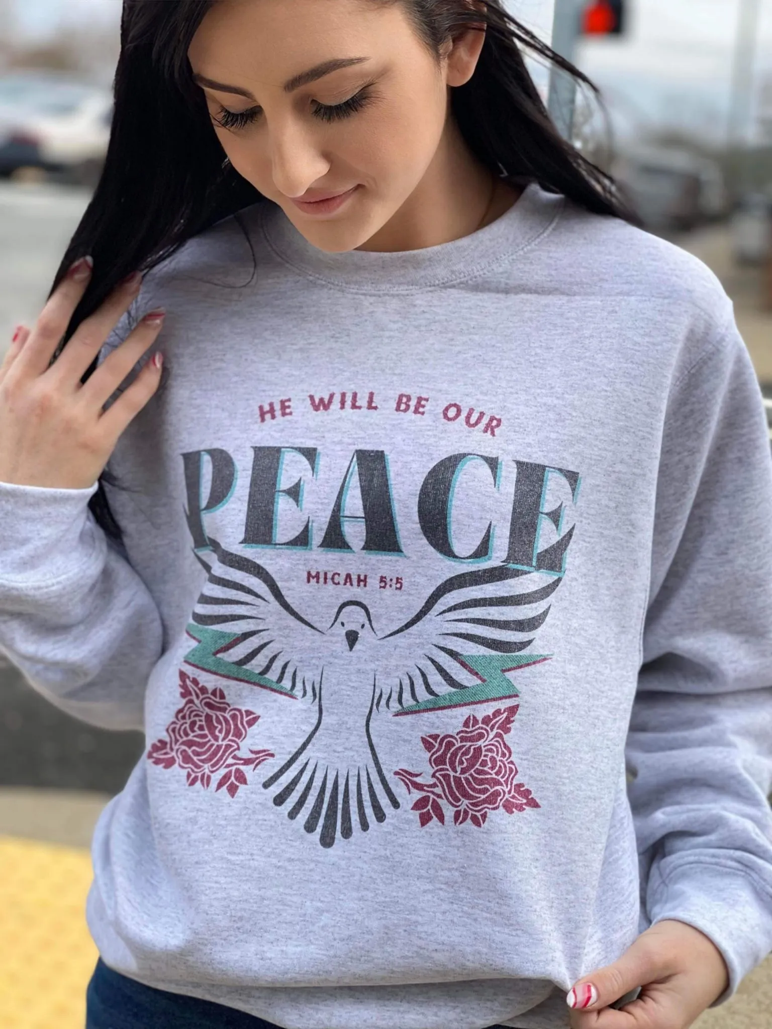 He Will Be Our Peace Sweatshirt