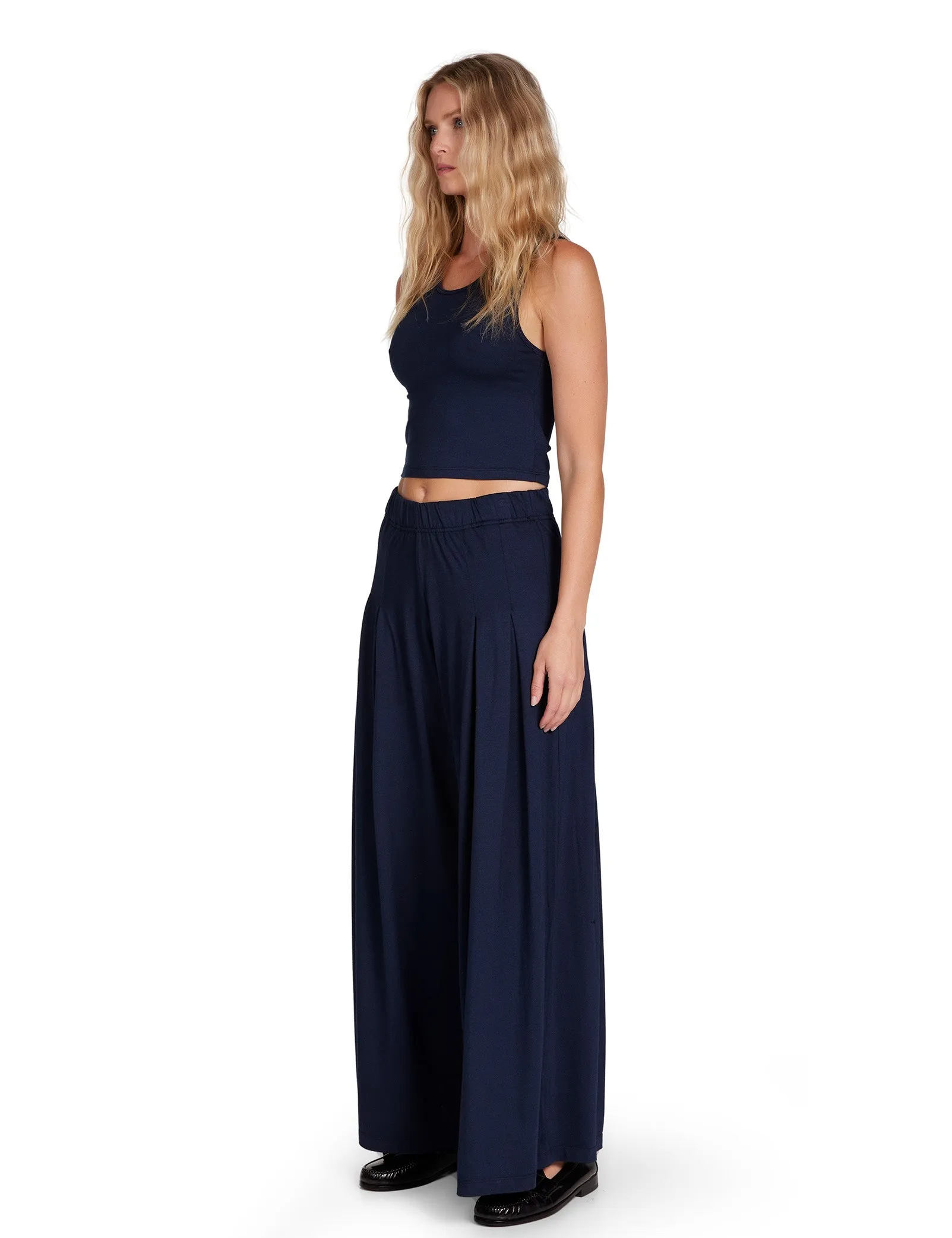 Julia Pleated Palazzo Pant