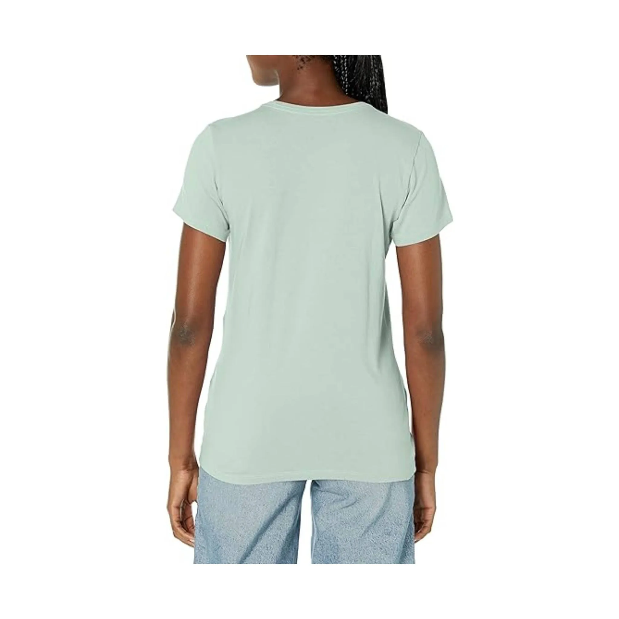 Life Is Good Women's Peace Love Coffee Tee - Sage Green