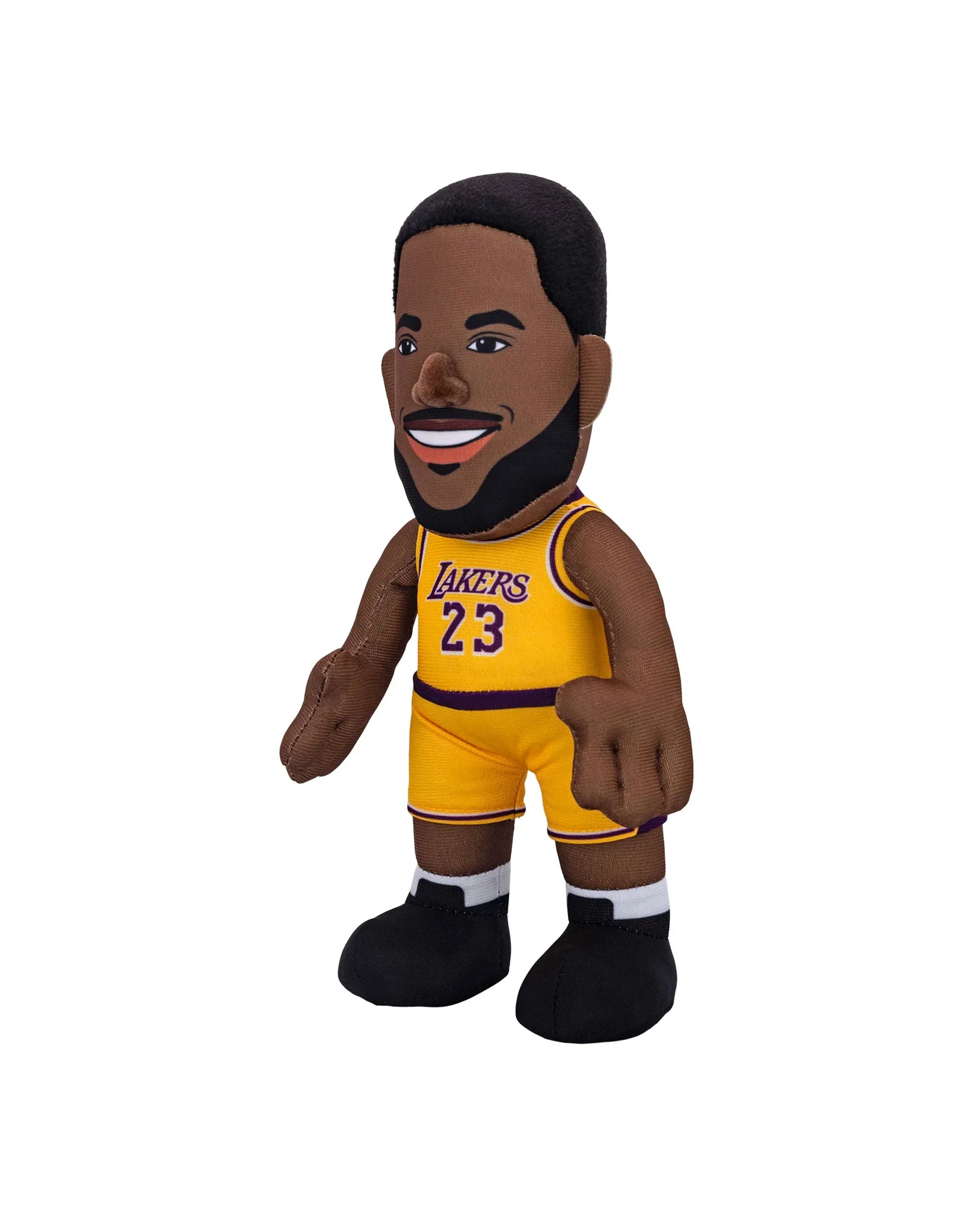 Los Angeles Lakers LeBron James 10 Plush Figure Gold 23