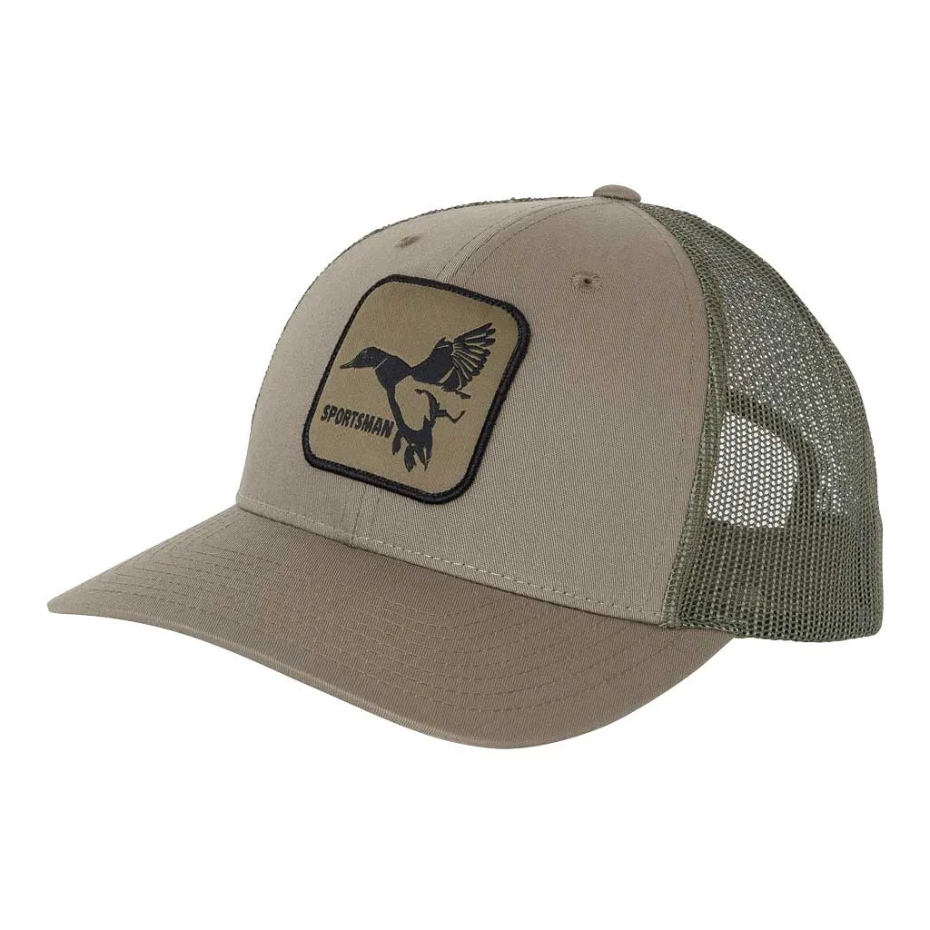 Mallard Patch Camo Hunting Snapback Hat - Realtree Timber