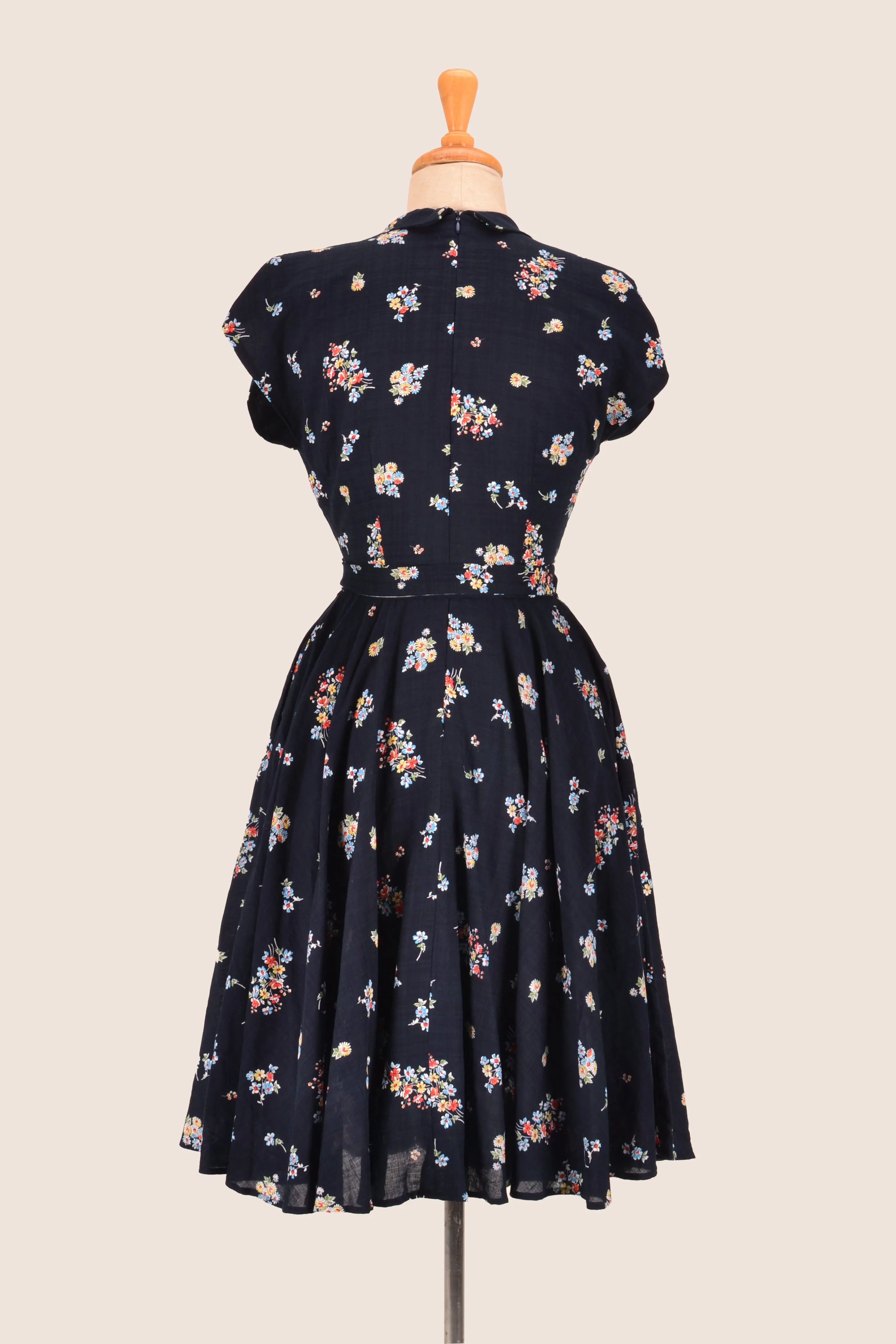 Manette Navy Floral Dress