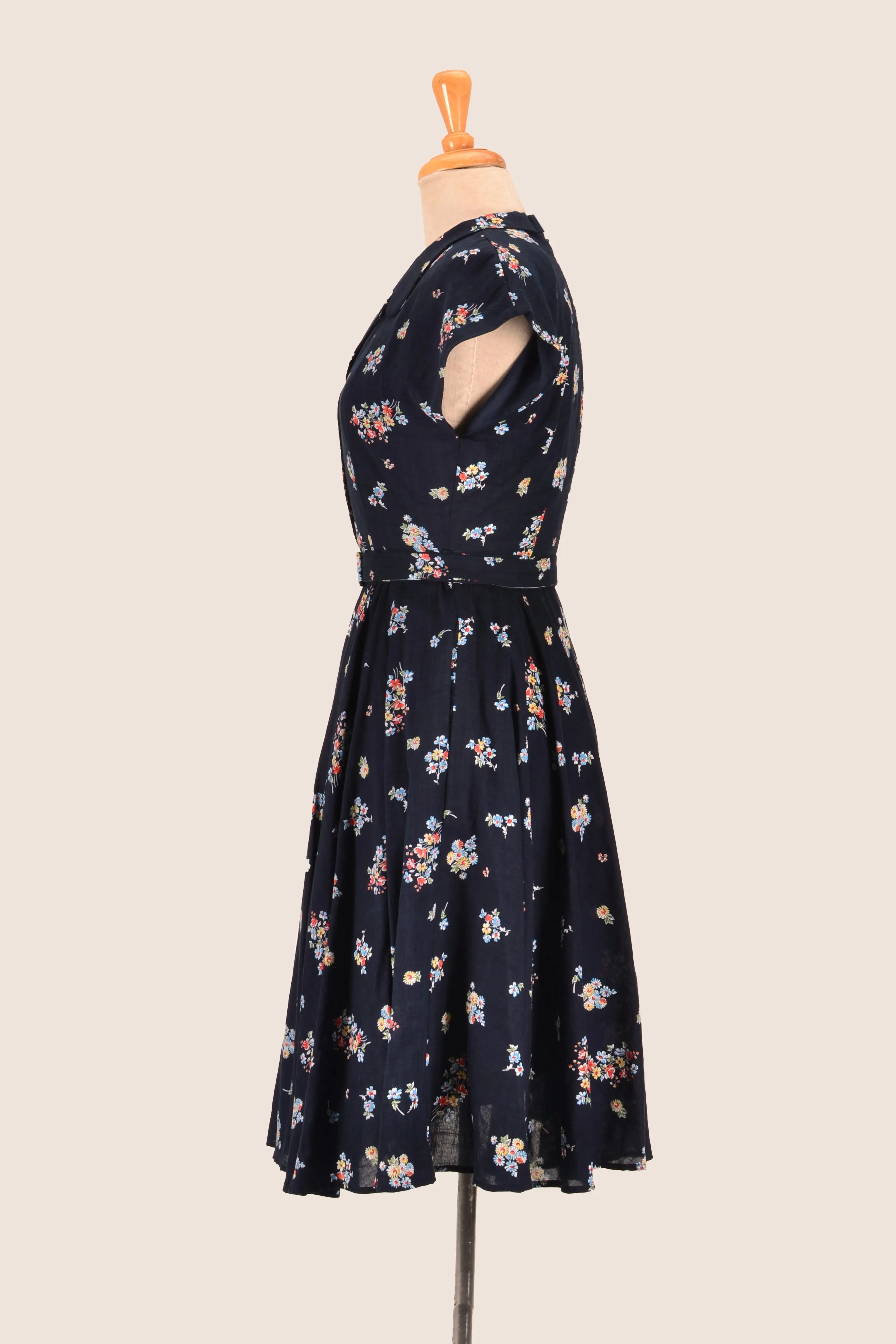 Manette Navy Floral Dress