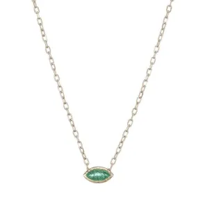 Marquise Emerald Necklace