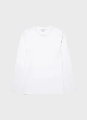 Men's Long Sleeve Riviera T-shirt in White