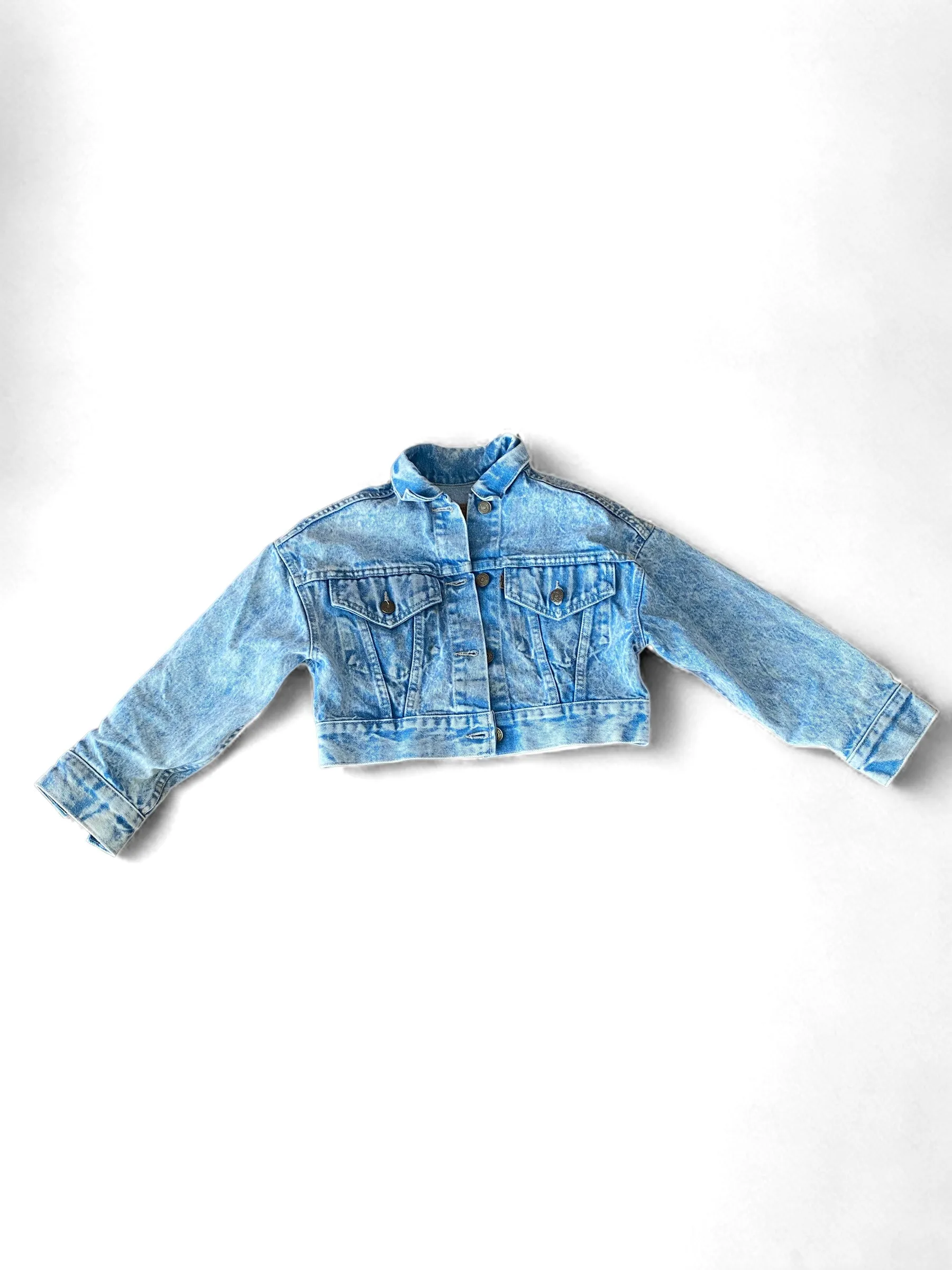 Micro Cropped Denim Jacket