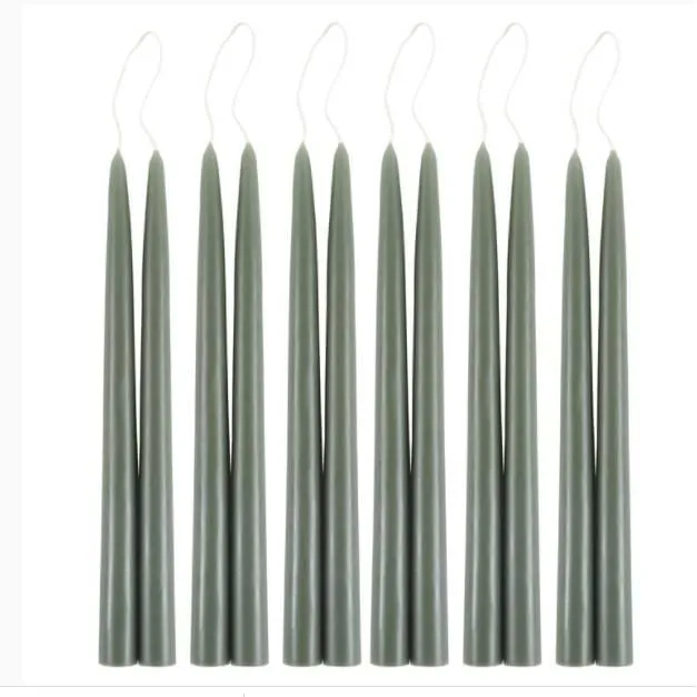 Moss Taper Candle Set