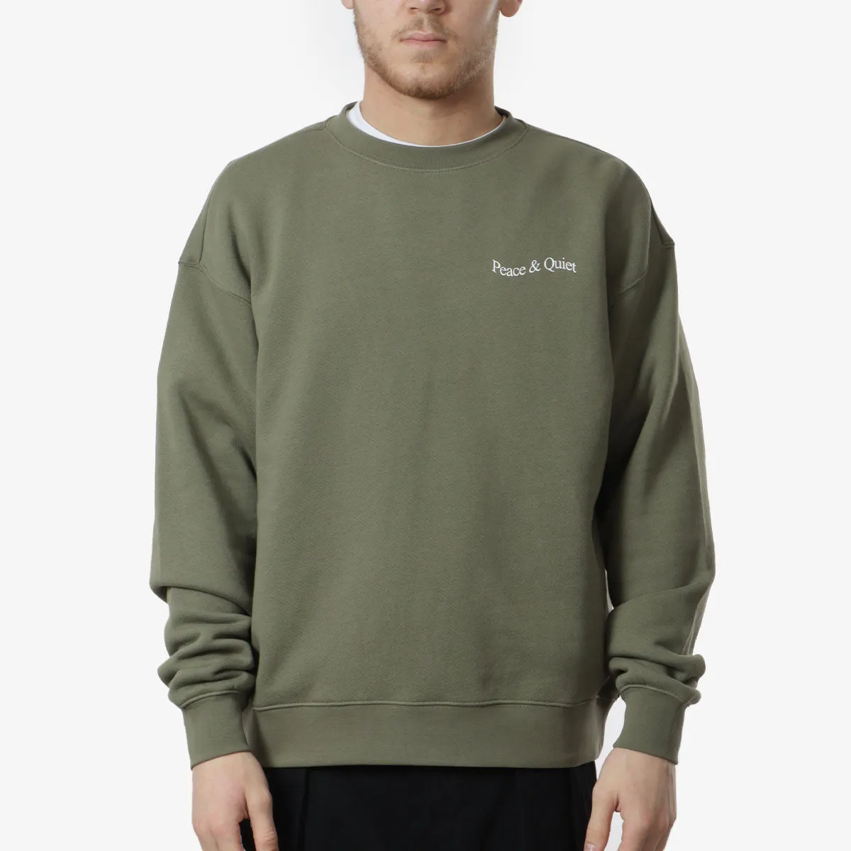 Museum of Peace and Quiet Wordmark Crewneck Sweatshirt