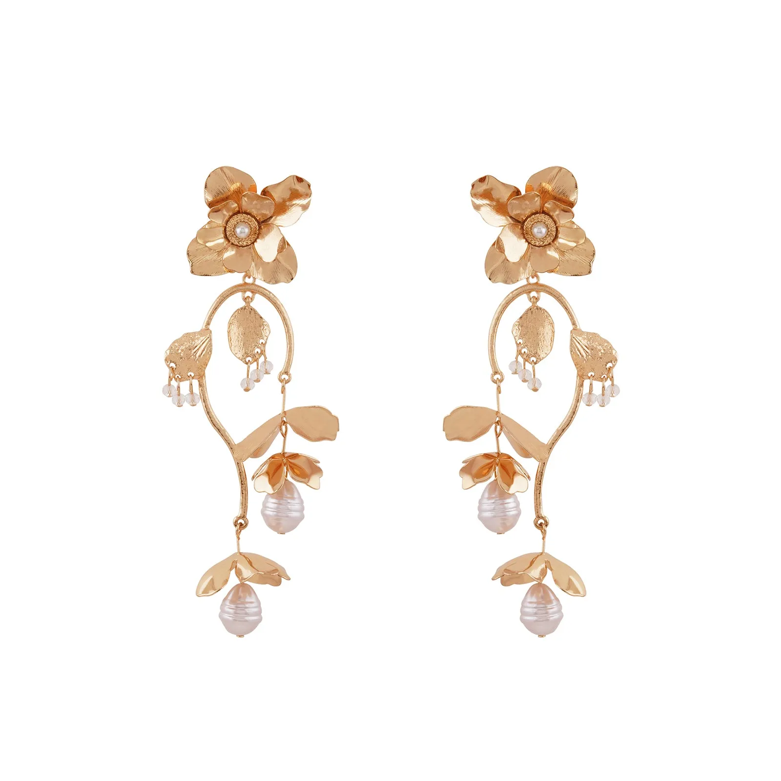 Narcissus Gold Earrings