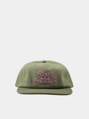 Pass-Port Crystal 5 Panel Cap - Olive