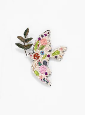 Peace Bird Brooch Multi