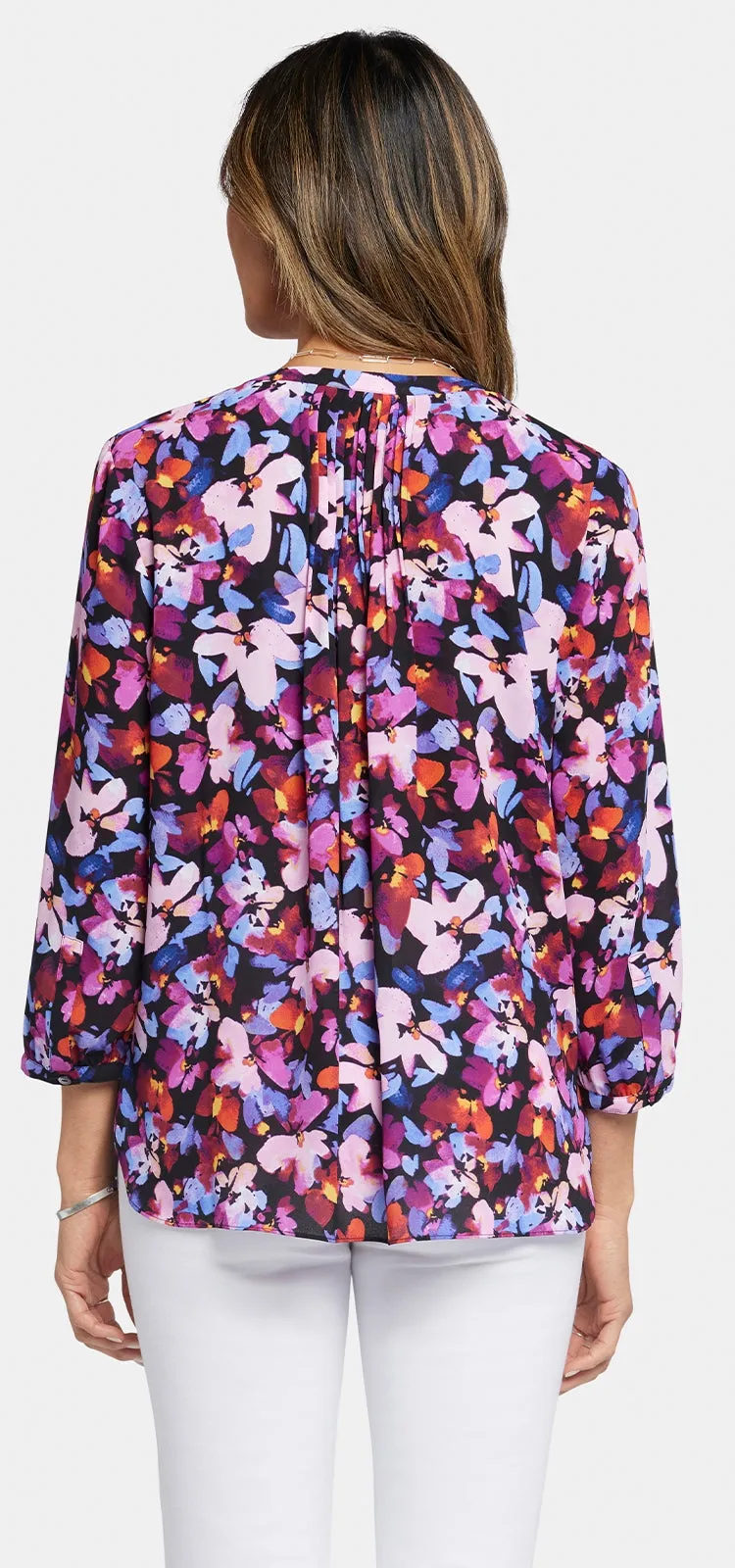 Pintuck Blouse Bloemenprint | Hot Springs