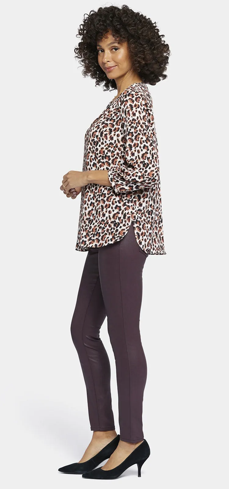 Pintuck Blouse Dierenprint | Evita