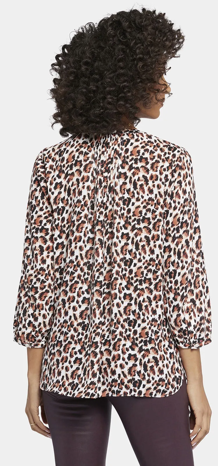 Pintuck Blouse Dierenprint | Evita