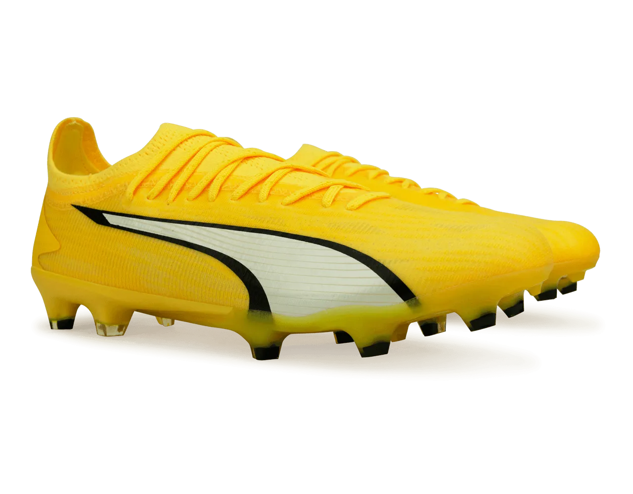 PUMA Men's Ultra Ultimate FG/AG Yellow Blaze/Black