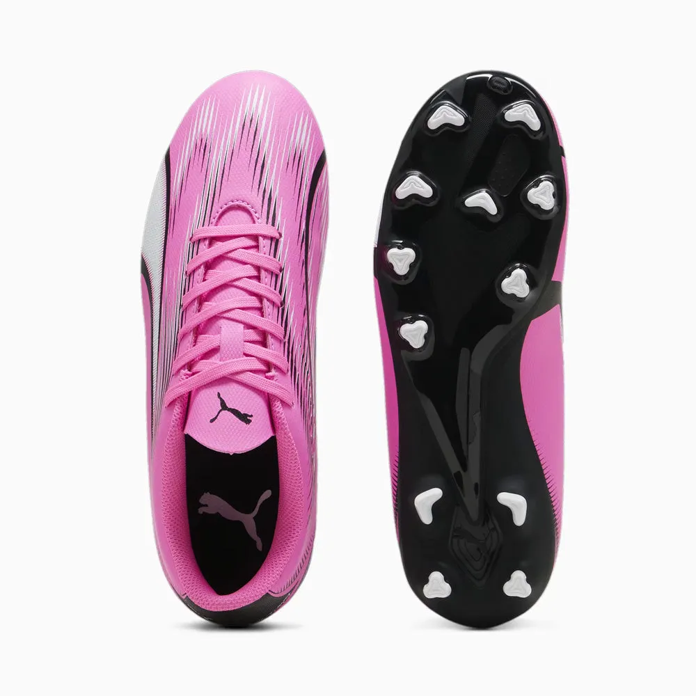 Puma Ultra Play FG Jnr Football Boots (Poison Pink/White/Black)